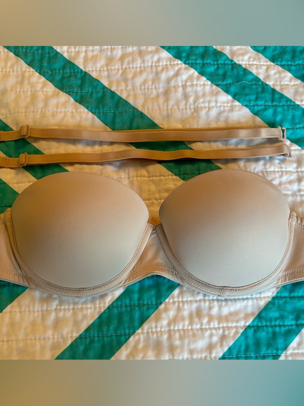 PINK Victoria's Secret Nude Convertible Strapless Bra